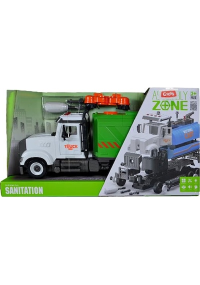 Ctoy Işıklı Ve Sesli Temizlik Kamyonu Yw9083b