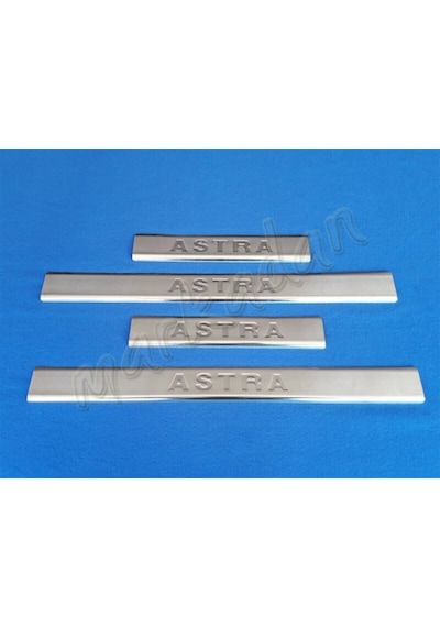 Opel Astra G Krom Kapı Eşiği 1998-2009 4 Parça Paslanmaz Çelik (501406181)