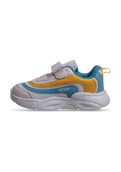 M.P One Çocuk Velcro Beyaz-mavi Sneaker Beyaz - Mavi