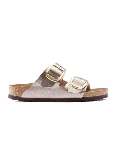 Birkenstock Arizona Big Buckle Kadın Terlik - Boz Koyu Bej