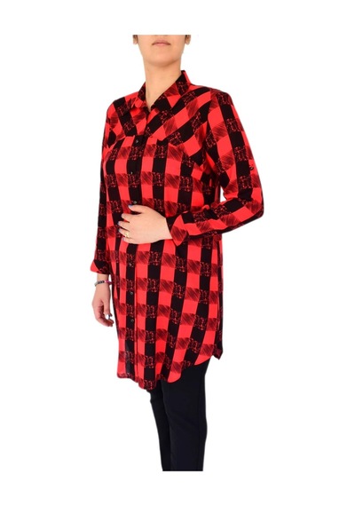 Kadın Ekose Kareli Tunik Bgl-st02956 001