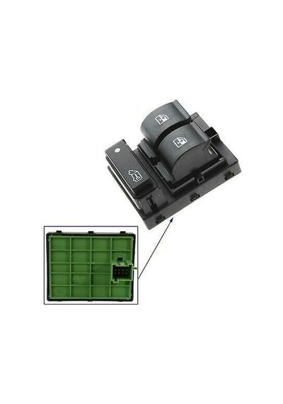 Aempart Cam Anahtarı Fıat Ducato Iv Sol Çiftli Yeşil Soket 06-15 Aem30 0238b