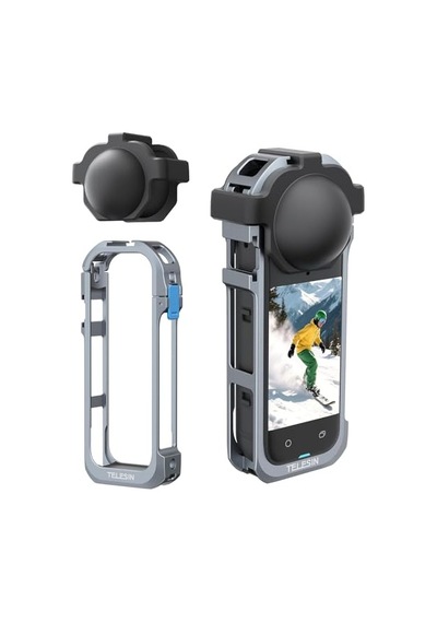 Insta360 X5 Utility Metal Çerçeve Metal Frame For Insta 360 X5 Insta360 X5 İçin Koruyucu Çerçeve