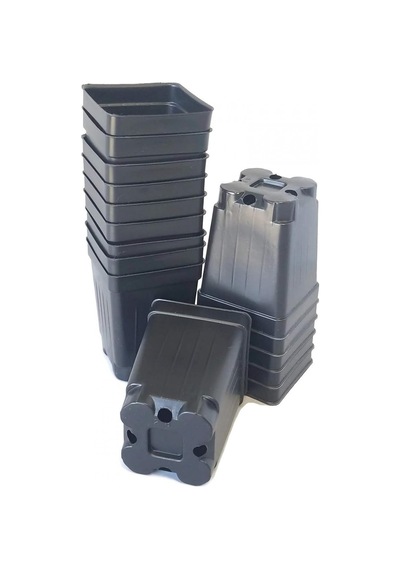 Fide Saksısı 200 Adet - Kare 9x9 Cm Thermoform Saksı