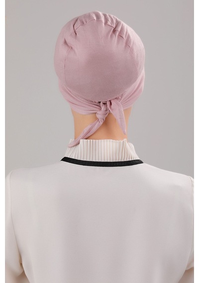 Melodi Scarf Tesettür Geçmeli Bağcıklı Viskon Likralı Dikişsiz Bone Pudra Pudra Melodi Scarf Tesettür Geçmeli Bağcıklı Viskon Likralı Dikişsiz Bone Pudra Pudra