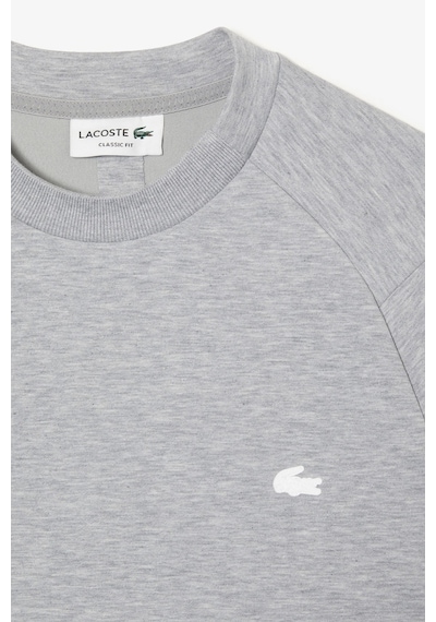 Lacoste Men's Classic Fit Organik Pamuk Bisiklet Yaka Gri Sweatshirt