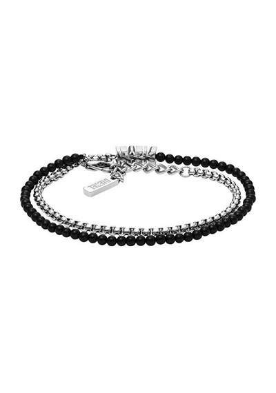 Diesel Djdx1542-040 Erkek Bileklik Metalik Gri