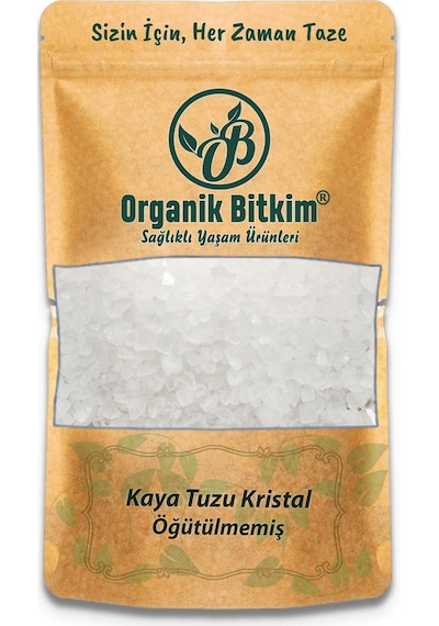 Organik Bitkim 84 Mineral Doğal Çankırı Kristal Kaya Tuzu 2 x 500 G