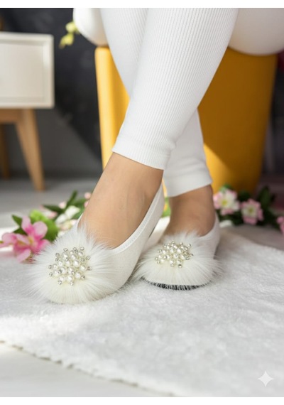 Bena Babet Kırık Beyaz Pırlantalı Model