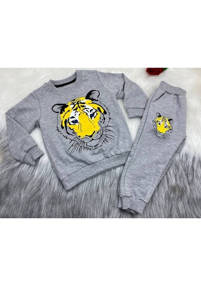 Mj Kids İkili Erkek Çocuk Takımı Gri