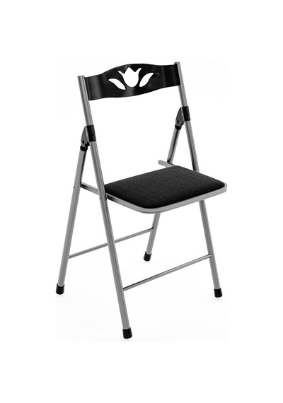 Katlanır Masa Ve 2 Adet Sandalye Seti Füme 50 x 80 -1133