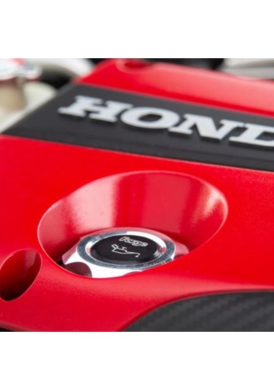 Forge Motorsport Motor Yağ Kapağı Gümüş-siyah