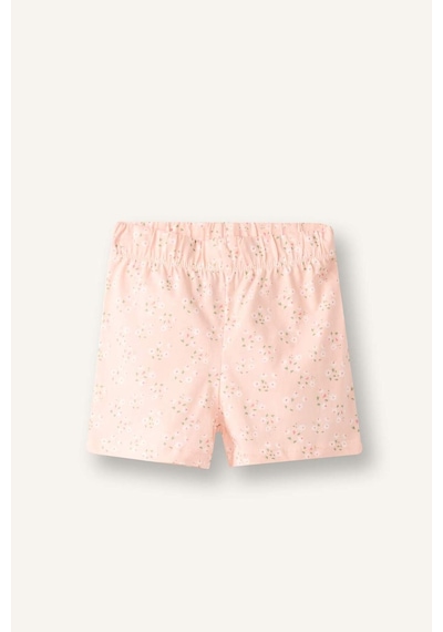 Defacto Çiçekli 2li Dokuma Somon Pijama Kız Bebek H5506a526smpn437 Pembe-pn437