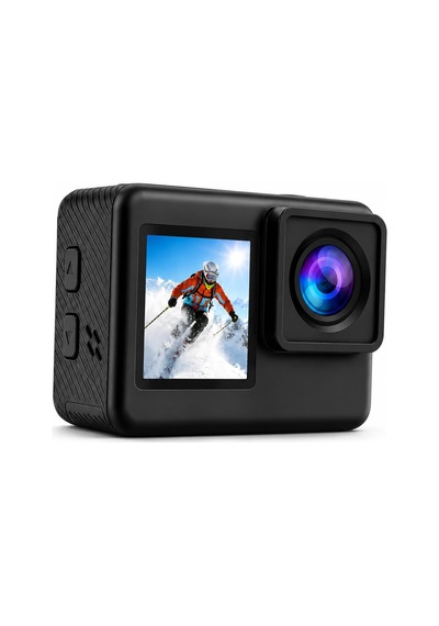 4k Ultra Hd Wi-fi Aksiyon Kamerası 20 Mp Çift Ekranlı 30 Metre Su Geçirmez Genel