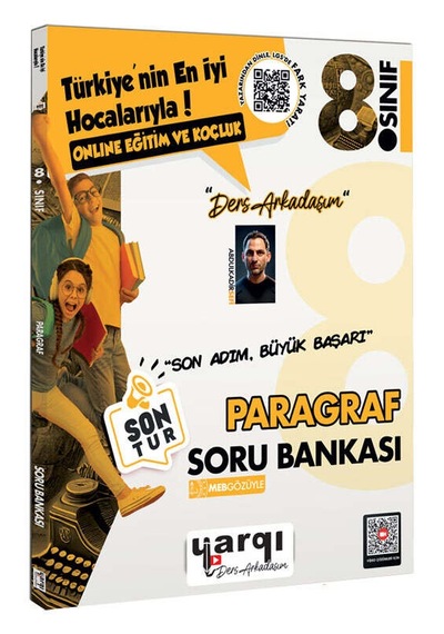 Yargı Ders Arkadaşım 8.sınıf Lgs Paragraf Son Tur Soru Bankası