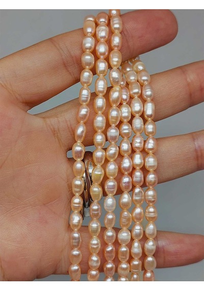 Yasamtohumu İnci Dizi Pembe Royal Quality 4 5mm 53330 Çok Renkli