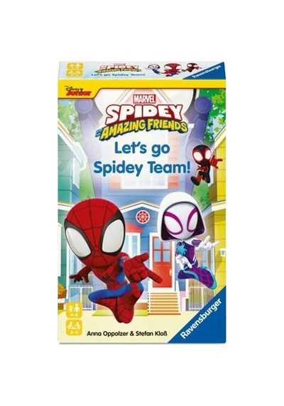 248728 Ravensburger - Spidey Takımı - Seyahat Boy Kutu Oyunu Çok Renkli