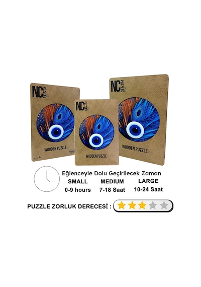 Ncpuzzles Nazar2 - 39 Cm X 39 Cm Yapboz