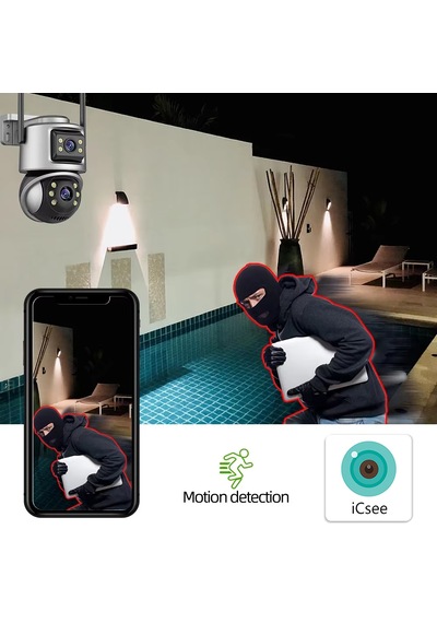 Icsee Viva223 6mp Dual Lens 360 Görüş Hareketli Akıllı Kamera