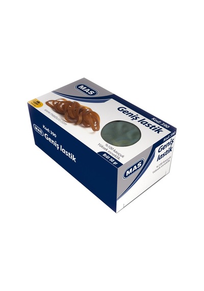 Mas Lastik Kutu Geniş 50 Gr 390 - 5 Adetli Paket