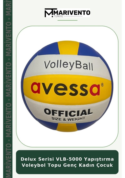 Delux Serisi Vlb-5000 Yapıştırma Voleybol Topu Genç Kadın Çocuk Çok Renkli