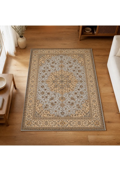 Kartela Halı Aro Halı Jüt Taban Dokuma Halı Açık Gri - 200 X 300 Cm