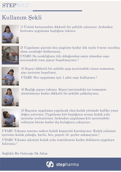 Stepwax Dış Kulak Yolu Temizleme Kiti