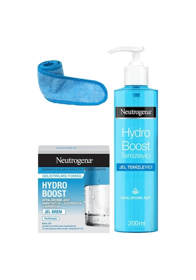 Neutrogena Hydro Boost Water Gel Temizleyici + Nemlendirici Kuru Ciltler İçin