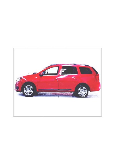 Dacia Logan Mcv Krom Cam Çıtası 4 Prç. 2013 Üzeri P. Çelik