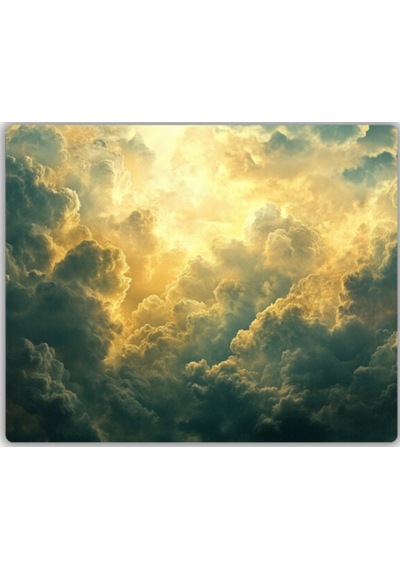 Bulut Baskılı Mouse Pad 22x18 Cm