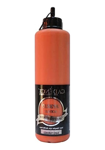 Su Bazlı Akrilik Boya - 500 Ml H-012 Turuncu 0,15 L