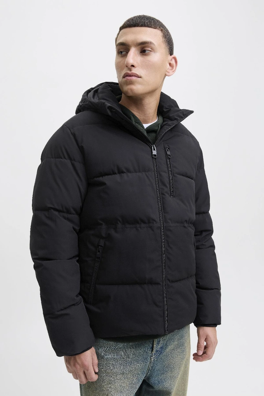 Jack & Jones Jjeowen Puffer Erkek Şişme Mont Su Geçirmez, Soğuk Hava Koruması, Günlük Kışlık Ceket Siyah Jack & Jones Jjeowen Puffer Erkek Şişme Mont Su Geçirmez, Soğuk Hava Koruması, Günlük Kışlık Ceket Siyah
