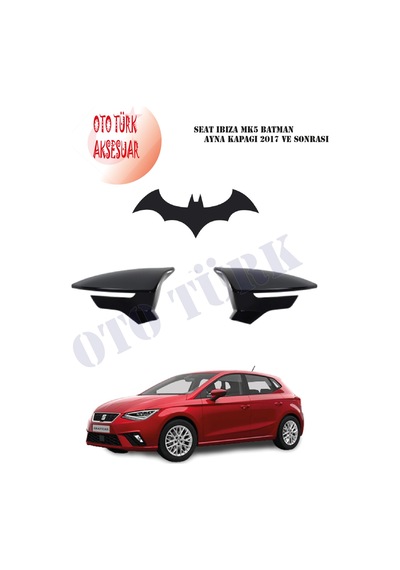 Seat Ibiza Mk5 Yarasa Batman Ayna Kapağı 2017 Ve Sonrası