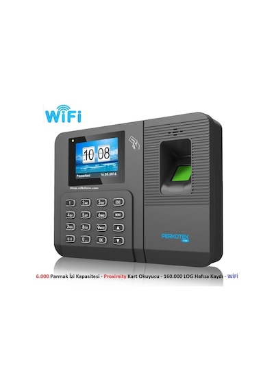 Perkotek P20 ID Parmak izi kart okuyucu Şifre WİFİ Personel Takip Cihazı