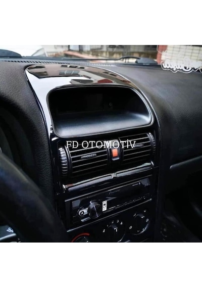 Opel Astra G Parlak Siyah ( Full Set ) Konsol Kaplama
