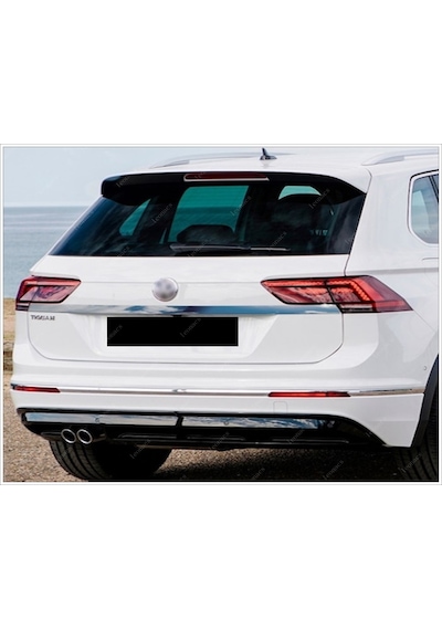Vw Tiguan Krom Bagaj Çıtası 2016 Ve Üzeri Paslanmaz Çelik Uzun