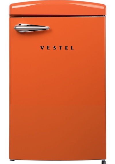 Vestel Retro SB14111 122 L Statik Buzdolabı Turuncu