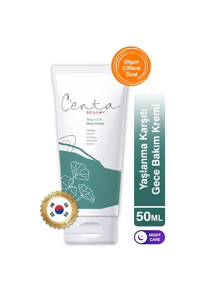 C'enta Beauty Olgun Ciltler İçin Gece Kremi 50 ML