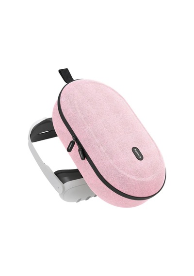 Medium Sert Taşıma Çantası Meta Quest 3s/3/oculus Quest 2 Uyumlu, Pembe M42-pm