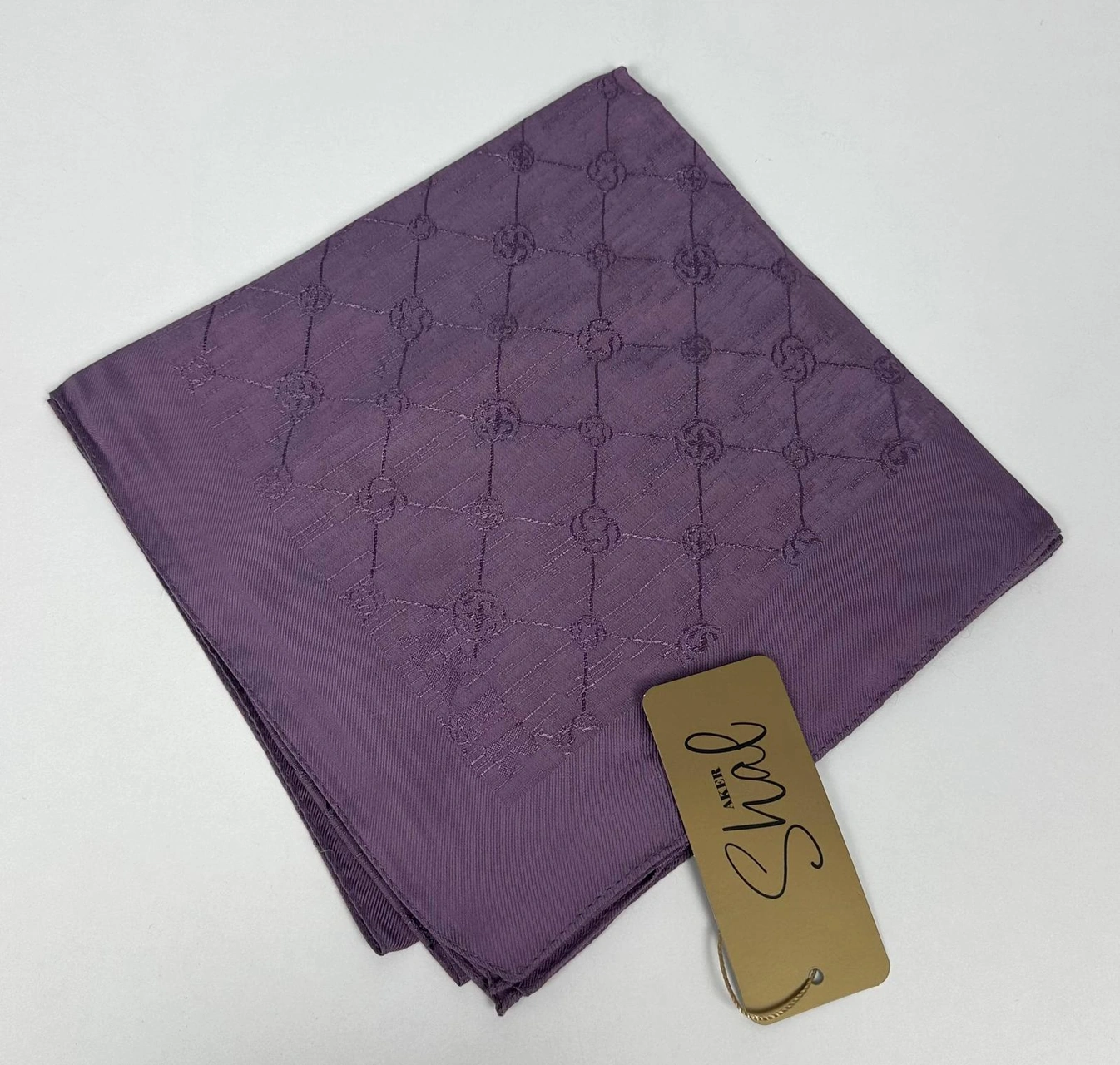 AKER Koza %50 Floush %50 Cotton Eşarp -1050950 Mor
