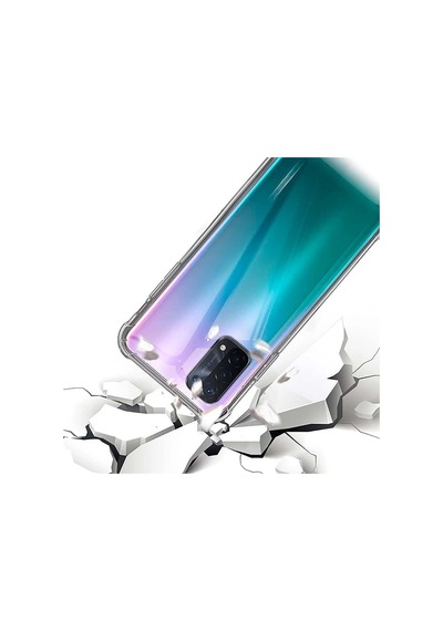 Oppo Reno A54 Kamera Korumalı Shockproof Darbe Emici Silikon Kılıf- 5775