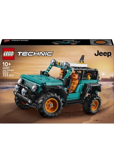 LEGO® Technic™ Jeep® Wrangler Rubicon SUV 42227 - 10 Yaş ve Üzeri Çocuklar için Ördek İçeren Oyuncak Yapım Seti (723 Parça)