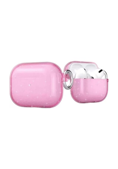 Movenchy Apple Airpods Uyumlu Pro 2 2.nesil Shell Kılıf - Pembe Çok Renkli
