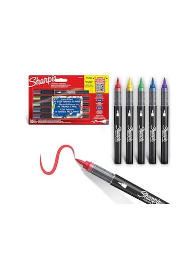 Sharpie Acrylic Paint Markers 5'li Fırça Uç Akrilik Markör