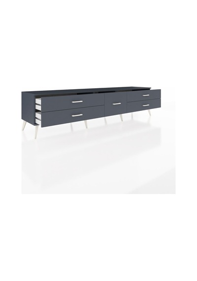 Hyperion Tv Ünitesi 5 Çekmeceli 220x44x51 Antrasit-aytaşı/antrasit Aytası/antrasıt - Antrasıt Hyperion Tv Ünitesi 5 Çekmeceli 220x44x51 Antrasit-aytaşı/antrasit Aytası/antrasıt - Antrasıt