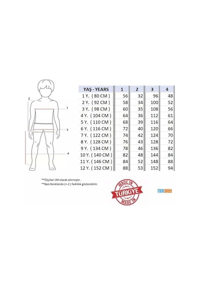 Mnk Baby & Kids Gömlek , Pantolon , T-shirt 3parça Erkek Çocuk Takım Mnk1754 001