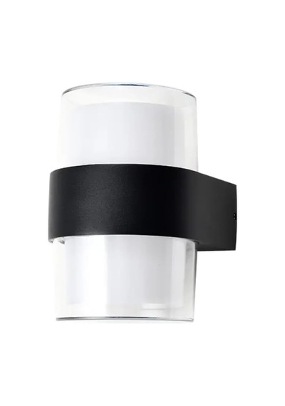 Tr 12 W İki Yönlü Led Duvar Aplik - Gün Işığı 3000k - Siyah - Ip54 - Ct-7048 Diğer