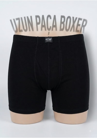 Ersa Erkek Uzun Paçalı Full Likralı Kapalı Bel Boxer 6 Adet 124 Antrasit