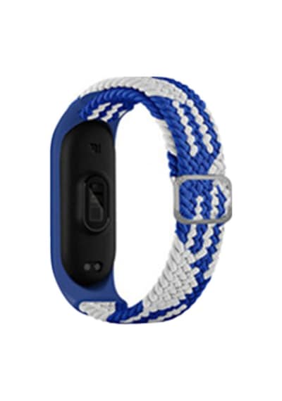 Xiaomi Mi Band 6 Uyumlu Star Kordon - Mavi-beyaz