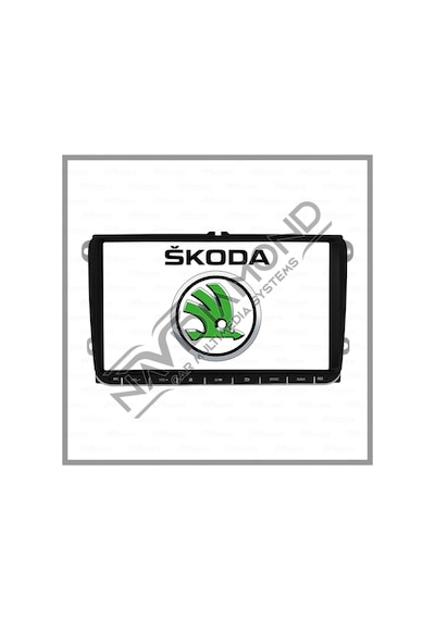 Navıdıamond Skoda Roomstar 2007-2017 9 Inch 2 Gb Ram 32 Gb Hafıza Androıd Multımedıa Teyp 9.0 İnç